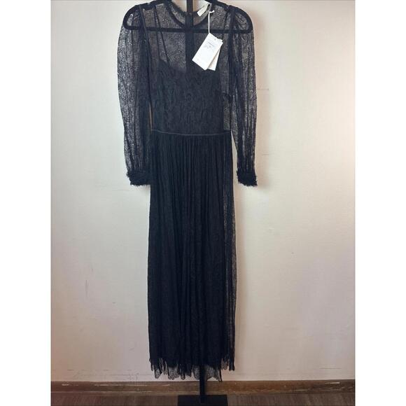 Ulla Johnson Josephine Chantilly Lace Gown Dress, $1,550 NWT, Sz0, 70% Off! 2109 - Picture 3 of 6